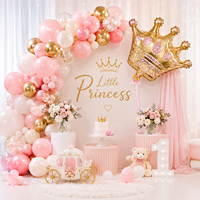 Ballons en Mylar à Succès : Couronnes Or Rose et Argent pour Anniversaires, Mariages, Baby Showers, Fêtes, Cadeaux et Jouets