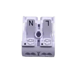OEM New Design Cheap Price VDE 5 pole electric wire connector Connection range 10mm 4 way PCB terminal blocks spring