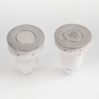Interrupteur à bouton-poussoir électronique intelligent en acier inoxydable Welltry T-06S avec combinaison 1NO1NC et points lumineux pour spa et piscine