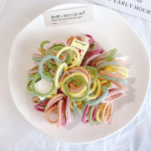 Vente en gros 100 pièces/sac coloré cheveux élastique cheveux cravate pouce anneau bébé <span class=keywords><strong>bandeau</strong></span> mignon enfants filles cheveux accessoires - Product Image 5