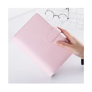 도매 A5 A6 크기 Pu 느슨한 잎 유형 바인딩 예산 플래너 주최자 나선형 노트북