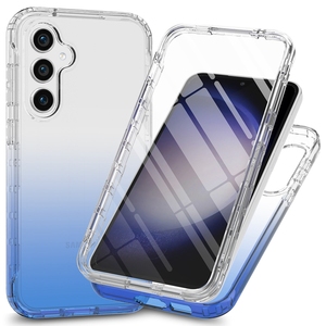 Color degradado 360 Cobertura completa Clear TPU PC Funda protectora para teléfono para Samsung Galaxy A35 A55 A15 <span class=keywords><strong>A14</strong></span> A54 <span class=keywords><strong>5G</strong></span> - Product Image 1