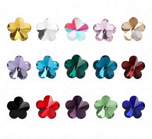 Diamant en forme de fleur de prunier, diamant en verre à fond pointu de forme irrégulière, accessoires de bijoux DIY en diamant appliqué - Product Image 2