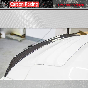 Porsche 991.1 2012-Kit carrozzeria in fibra di carbonio 2016 con Spoiler posteriore stile V bagnato alettone portellone alettone forgia Spoiler in fibra di carbonio - Product Image 3