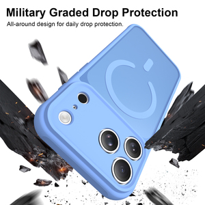 Funda Protectora Magnética Mate para <span class=keywords><strong>iPhone</strong></span> 17 16 15 Pro Max, Carga Inalámbrica, Ligera, Fundas <span class=keywords><strong>Carcasa</strong></span> - Product Image 3