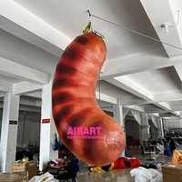Usine-Hot-Saucisse gonflable de vente pour la publicité (décorations d'événement de nourriture) et la saucisse gonflable de promotion faite sur commande