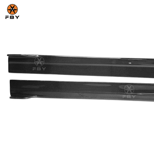 Falda lateral de fibra de carbono estilo FD para Mercedes Benz <span class=keywords><strong>CLA</strong></span> clase W118 C118 CLA35 CLA45 Kit de cuerpo de falda lateral de alta calidad - Product Image 5