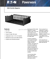 Nouveau et original Rectifieur RM10, Boîtier de redressement 19 pouces APR48-3G NPR48-ES, Sortie CC 24V ou 48V