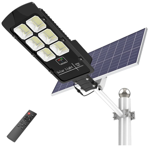 Farola solar Led con Sensor de movimiento, luz impermeable IP66 para estacionamiento, patio, garaje, jardín, 300W - Product Image 1