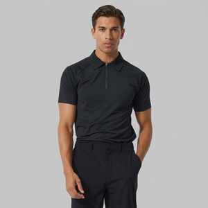Proveedor de Sudaderas con Cierre de Cremallera: Sudadera Personalizada con Cierre de Cremallera de un Cuarto en Felpa Francesa para Compradores de Uniformes en EE. UU., Suministro de Logotipos con MOQ Bajo - Product Image 2