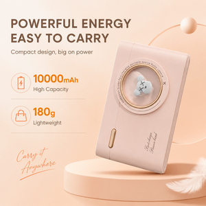 Batterie externe 10000 mAh à charge rapide avec système de 4 câbles intégré, chargeur de téléphone portable compact et portable pour les voyages - Product Image 2