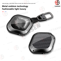 Housse de clé résistante aux rayures en alliage de zinc et fibre de carbone pour Jetour DASHING X-1 Plus DTC, coque de protection pour télécommande de voiture