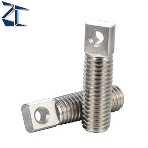 ZSASPO Boulon œil en acier inoxydable 304, boulon hexagonal avec trou, ancre <span class=keywords><strong>à</strong></span> ressort, <span class=keywords><strong>clé</strong></span>, micro-usinage, perçage, fixation rapide - Product Image 1