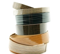 Bande de bordure décorative en PVC à grain de bois de 3 mm personnalisable, bande de bordure de meubles imperméable de qualité supérieure pour les tables et les meubles