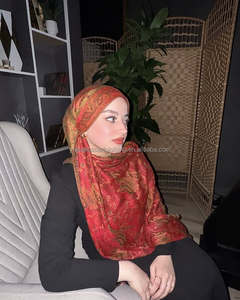 Ethnic Jacquard Bandanas Pashmina Tasselsウールスカーフカシミア付き卸売ジャカードタッセルウールスカーフカシミアHijab - Product Image 2