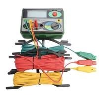 Testeur de résistance au sol DUOYI DY4100 0-2000 Ohm Mégohmmètre Mètre de résistance de surface terrestre avec protection IP55 Précision de 2%