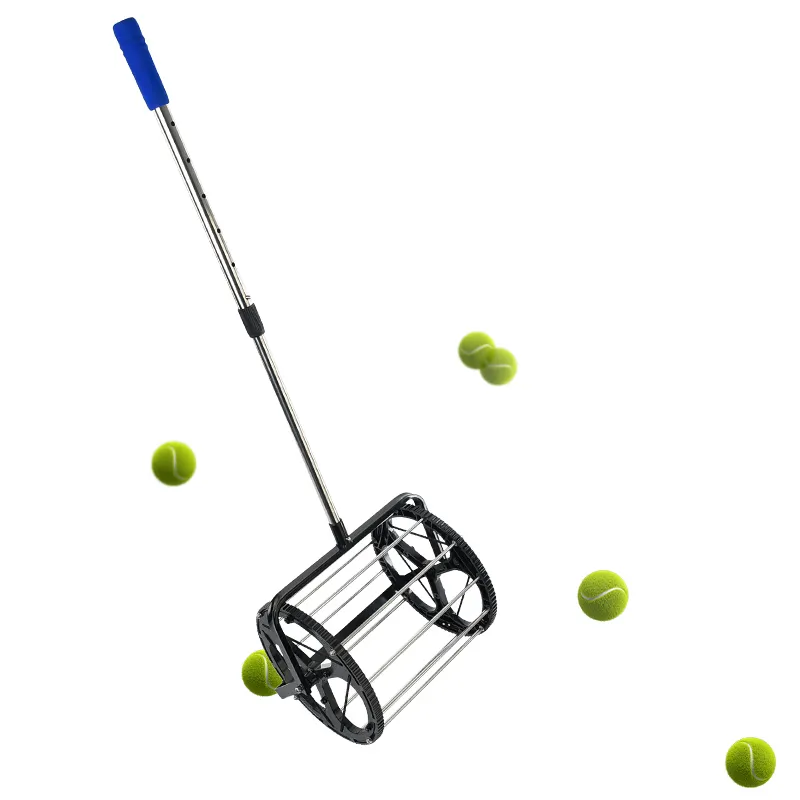 हॉट सेल टेनिस बॉल पिकर पोर्टेबल टेनिस बॉल पिकर प्लास्टिक पिक अप टेनिस बॉल पिकर कलेक्टर