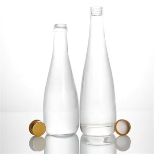 Botella de Vidrio <span class=keywords><strong>en</strong></span> Forma de Gota 330ml 500ml 750ml Botella de Vidrio para <span class=keywords><strong>Agua</strong></span> <span class=keywords><strong>Mineral</strong></span> Bebidas y <span class=keywords><strong>Agua</strong></span> Potable - Product Image 3