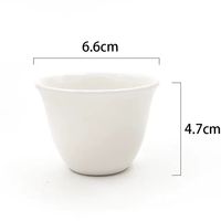 Ensemble de tasses à café arabes en céramique, tasses à thé turques personnalisées, logo personnalisé, fabricant en gros, style moyen-oriental, tasse à cawa en porcelaine