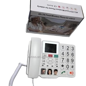 Téléphone pour personnes âgées <span class=keywords><strong>sans</strong></span> <span class=keywords><strong>fil</strong></span> <span class=keywords><strong>fixe</strong></span> 4G Volte Gsm avec grande clé, grande voix - Product Image 5