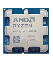 Prosesor Gaming AMD Ryzen7 9800X 3D BARU 8 Core 16 Thread 104MB Game Cache Akselerasi Frekuensi hingga 5.2GHz CPU Boxed