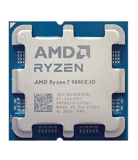 NEW AMD Ryzen7 9800X 3D Gaming Processor 8 Cores 16 Threads 104MB Game Cache Acceleration Frequency up to 5.2GHz Boxed CPU