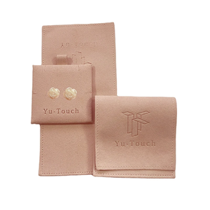 High-quality Microfiber <b>Envelope</b> Bag Portable Dust Proof <b>Gift</b> Bag Wholesale Jewelry Card with logo Leather Jewelry Pouch - Product Image 4