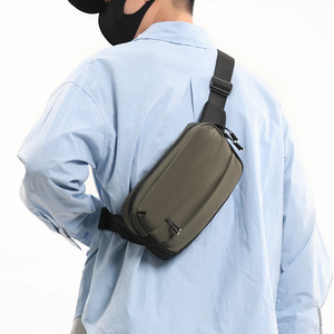 Sac banane unisexe imperméable, sacoche de ceinture tendance avec sangle réglable pour l'entraînement, la course, le yoga et la randonnée - Product Image 5