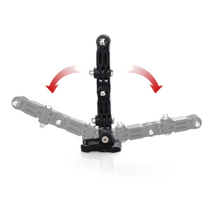Support de fixation réglable à 4 axes pour <span class=keywords><strong>GoPro</strong></span> Hero 13/12/11/10/9/<span class=keywords><strong>8</strong></span> – Bras d'extension multi-angles pour caméra d'action sur casque - Product Image 5