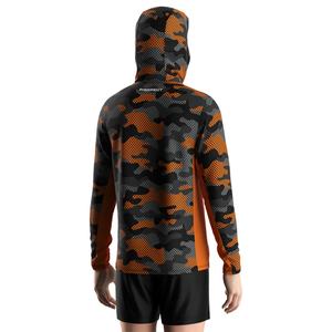 Camiseta de Pesca para Hombre con Capucha, Protección Solar UV, de Poliéster de Secado Rápido, Diseño Transpirable, Manga Larga, Protección Facial - Product Image 6