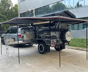 Внедорожный Кемпер мини-Караван rv triler camper роскошный, американский стандарт, автофургон с горками на солнечной батарее