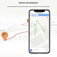 Traqueur GPS 4G Nouvelle Version Eurasienne IP67 Collier Plastique pour Personnes Âgées Positionnement Anti-Perte Surveillance de la Santé Détection des Pas