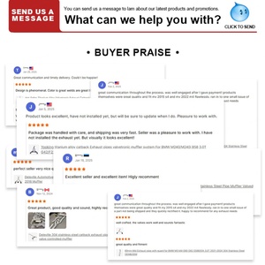 Fast Shipping Exhaust 89mm Single Midpipe for BMW S58 M4 G82 M3 G80 3.0T Brushed Process Superior Quality Mid Pipe - Product Image 6