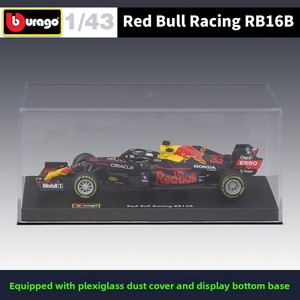 Bburago <span class=keywords><strong>1</strong></span>:<span class=keywords><strong>43</strong></span> Racing RB16B # Modellino Auto F1 di Verstappen in <span class=keywords><strong>Scala</strong></span> <span class=keywords><strong>1</strong></span>:33 con Espositore in Acrilico per Collezionisti, Regalo all'Ingrosso - Product Image 4