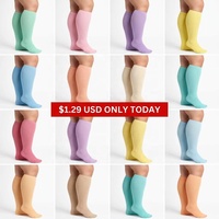 Chaussettes de compression unies grande taille pour mollets larges, extra larges, à compression graduée, pour performance et soutien, vente en gros, personnalisables OEM