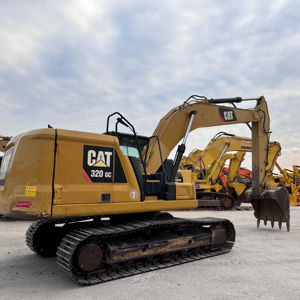 รถขุด320GC แมวแบบใช้แล้วรถขุดตีนตะขาบไฮดรอลิก20ตันสำหรับโครงการก่อสร้างและดิน - Product Image 1