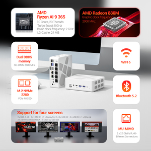 <span class=keywords><strong>Mini</strong></span> <span class=keywords><strong>PC</strong></span> FIREBET Nuevo Modelo A8 para Juegos, 32 GB + 1 TB, <span class=keywords><strong>10</strong></span> Núcleos y 20 Subprocesos, Sistema Win11, CPU AMD AI 9 365 - Product Image 2
