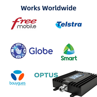 EasyBoost 700/1800MHz Doble Banda B28 B3, Amplificador de Señal Inteligente con Pantalla LCD, Repetidor 2G 4G 5G GSM IoT, Kit de Control por Aplicación, 70dB, Cobertura de 500m²