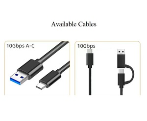 M.2 NVMe <span class=keywords><strong>SSD</strong></span> bao vây 10Gbps USB3.0 Loại C 2 trong 1 cáp M2 NVME PCIe Ổ cứng gắn ngoài trường hợp - Product Image 6