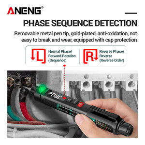 ANENG A3008 Lápiz Probador Inteligente Automático con Sensor, 6000 Conteo, Medidor de Voltaje sin Contacto, Multímetro, Polímetro Automático - Product Image 2
