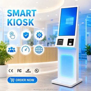 Kiosco de Autoservicio con Pantalla Táctil Totem de 21.5/27 Pulgadas, Estilos de Instalación WUXIN, Terminal de Pedidos de Comida Rápida, Kiosco <span class=keywords><strong>McDonald</strong></span>'<span class=keywords><strong>s</strong></span> - Product Image 4