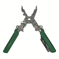 Pince multifonction Aharp-nosed 10-en-1 : Dénudeur, coupe-câbles et pince à sertir pour électricien domestique