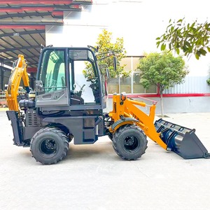 3ton 5ton 6ton Mini Traktor Bagger lader Kleiner Bagger lader 4x4 mit Aufsatz Hacke zum Verkauf - Product Image 6