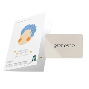 Custom Printed Folding Gift <b>Envelopes</b> card Business Flyer Greeting Card Gift With Card Slot - Product Image 5