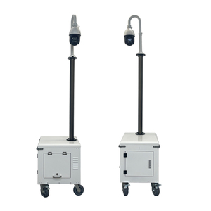 1.7 đến 4 m Kính thiên văn mast di động Sentry CCTV tháp Mạng <span class=keywords><strong>Camera</strong></span> GPS năng lượng mặt trời an ninh Trailer - Product Image 2