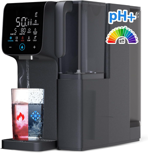 カウンタートップ100 GPD冷却およびインスタントホットROシステムホームRV用ウォーターフィルターポータブルピッチャーフィルター付き生涯リマインダー - Product Image 1