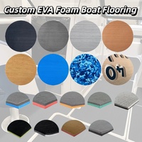 Top qualité Eva mousse synthétique teck Faux teck auto-adhésif résistant aux UV feuille tapis de sol marin tapis pour poisson bateau Yacht