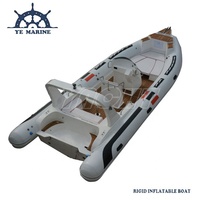 Bateau pneumatique RIB 760 Orca Hypalon de 25 pieds, coque en fibre de verre, 13 personnes