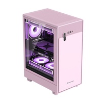 Boîtier d'ordinateur de jeu et de bureau Thermaltake TT PRO, neuf, blanc et rose, ATX, grande carte mère, refroidissement par eau 240