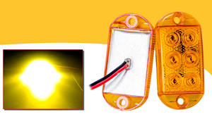 6 <span class=keywords><strong>LED</strong></span> độ sáng cao không thấm nước Xe tải <span class=keywords><strong>LED</strong></span> <span class=keywords><strong>Strobe</strong></span> cảnh báo ánh sáng <span class=keywords><strong>12V</strong></span> 80V cho RV Trailer đèn tín hiệu xe máy đánh dấu đèn - Product Image 2